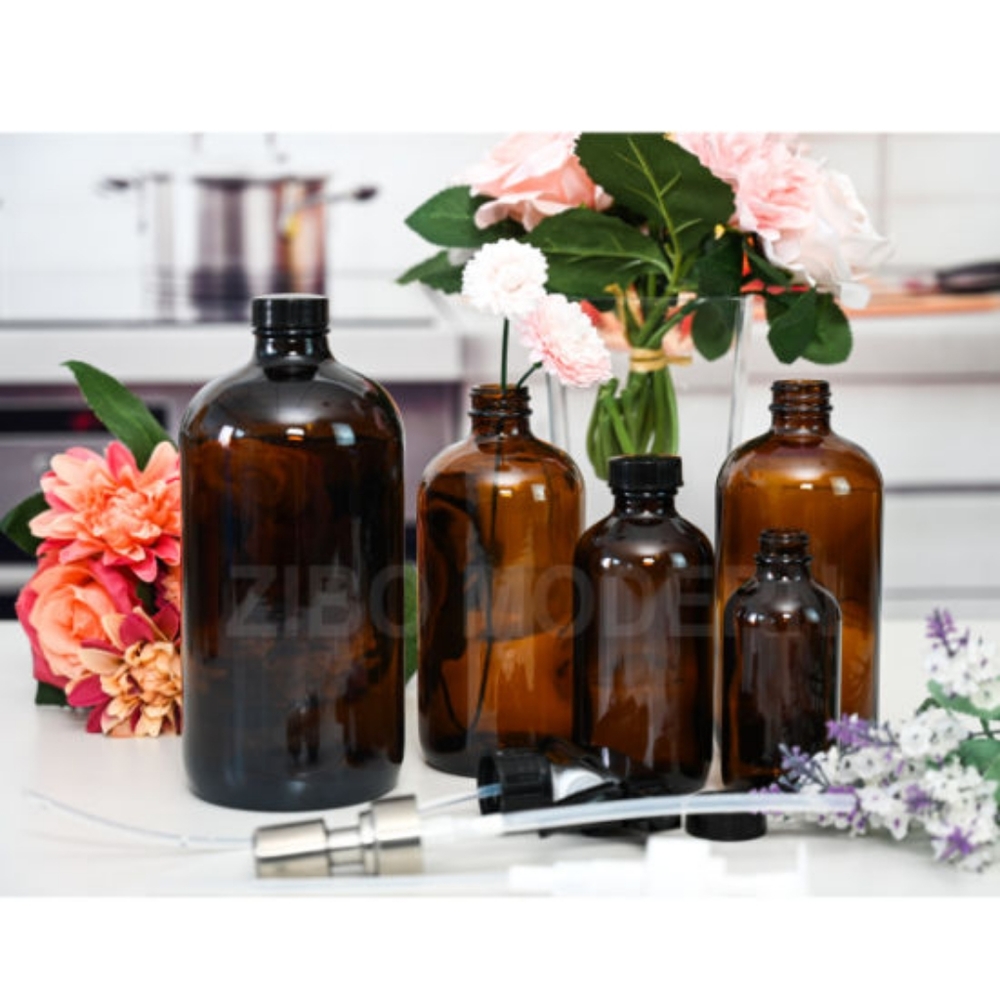 ❗BOGO ❗Large Amber Apothecary vase